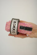 Saddle bag Pink Print + Khaki