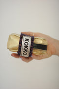 Saddle bag Gold + Purple