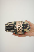 Saddle bag Leopard print + Multicolor/Green Strap